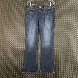 Lucky Brand Charlie Baby‎ Boot Mid Rise Blue Denim Jeans Women's Size 8/29